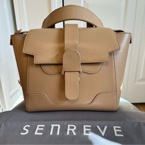 Pre-owned SENREVE Mini Maestra - Dolce leather/ Butterscotch color Gold hardware